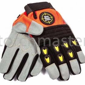 Black/Orange/Grey Handling Gloves | MWT0309