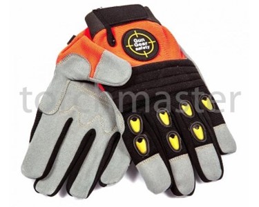 Black/Orange/Grey Handling Safety Gloves | MWT0309