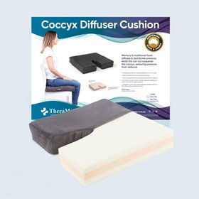 Coccyx Diffuser Memory Foam Seat Cushion