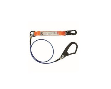 LINQ 2M Elite Wire Rope Lanyard Single Leg with Snap Hook 