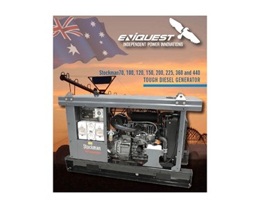 Eniquest - Diesel Generator (Open Frame) | Stockman Tough 