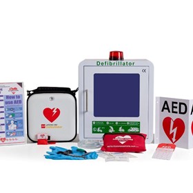 CR2 Essential Fully Automatic AED Cabinet with Alarm Defibrillator