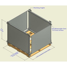 Collapsible Timber Pallet Cage | FTPC204