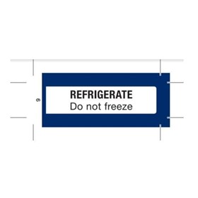 Pharmacy Labels | Refrigerate Do not freeze