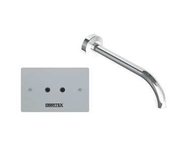 Britex - Commercial Tapware | Wall Mounted Sensor Tap with 225mm Spout 