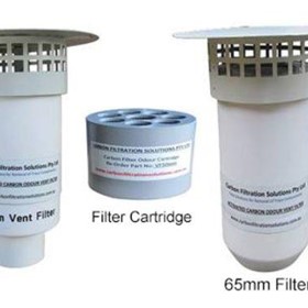 Activated Carbon Odour Vent Filter | 50 & 65mm