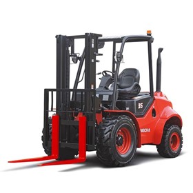 All Terrain Forklift | 2.5T Hangcha Diesel Forklift
