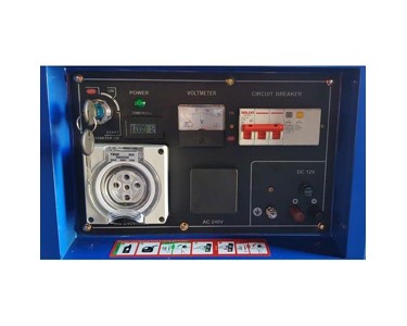 Genworks - Portable Diesel Generator 6kVA Three Phase 415V in Canopy