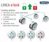 Tente - Electronic Locking System (Linea E-Lock Castors)
