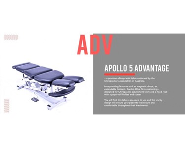 Athlegen - Chiropractic Table | Apollo5 Advantage 