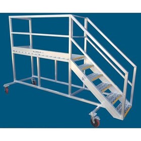2m Long Mobile Truck Access Platform Ladder