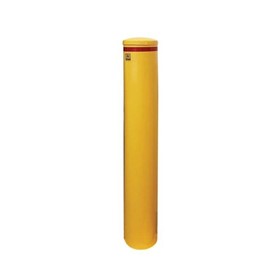 165mm Steel Bollards - Yellow (In-Ground)