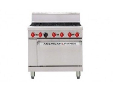 American Range 36" 6 Burner w/ Gas Oven Range | AAR.6B