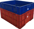 Stackable Plastic Crates Solid | IB Honeycomb