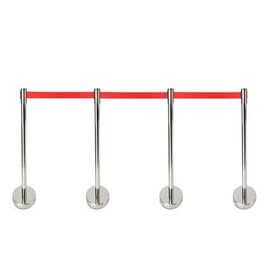 Belt Barriers - Red | Sets of 4 | CROW-R