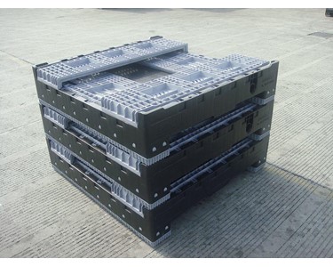 Pack King Half Folding Plastic Bin | KFB-1 | Storage Containers