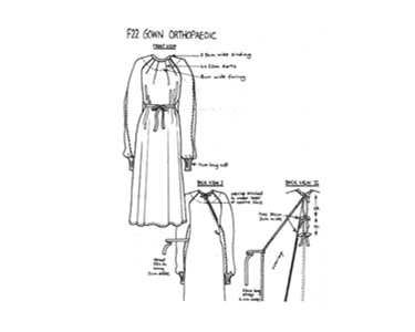 Hospital Gowns | F22 Orthopaedic Gown (Traditional)