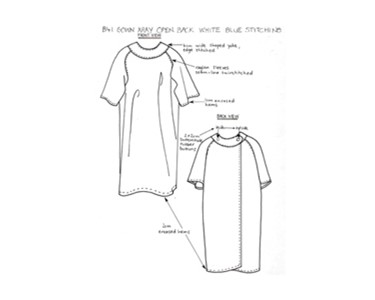 Patient Gowns | B41 X-Ray Gown