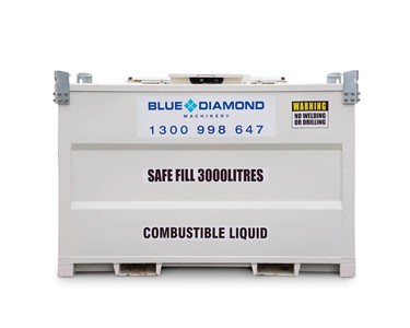 Blue Diamond - Fuel Tank Cube 3000L Self Bunded Baffled