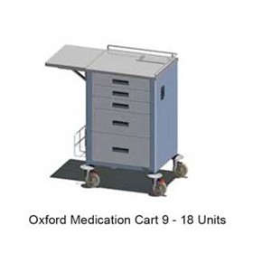 Oxford Unit Medication Carts - OX55 9-18, 12-24, 15-30, 20-40 Unit