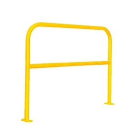 Double Rail U-Bollards - Yellow