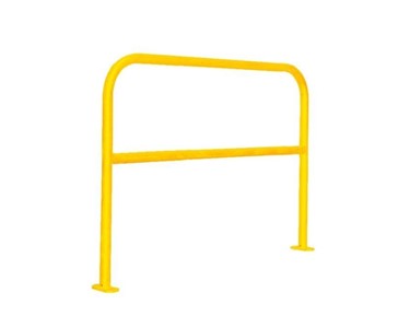 Double Rail U-Bollards - Yellow