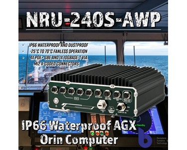 Neousys - NRU-240S-AWP | IP66 Waterproof AI Computer