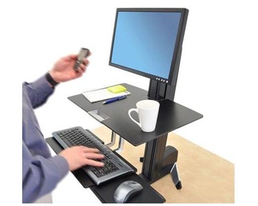 Ergotron - Office Workstation | Workfit-S, Single Ld Workstation With Worksurface