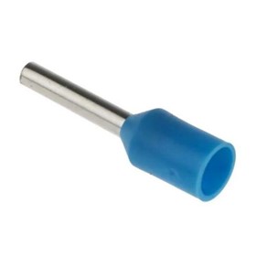 Blue Insul Bootlace Ferrule 8mm Pin