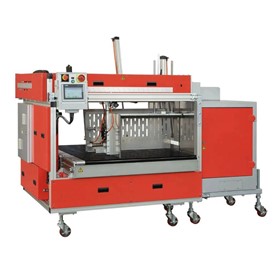 High Speed Strapper for Specialty Folder Gluer Boxes