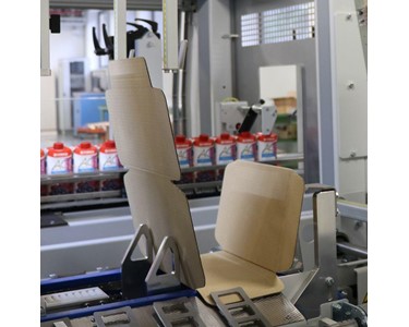 Automatic Wrap-around Case Packer with In-line Feed | WPS 280R 