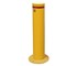 220mm Steel Bollards - Yellow (Base Plate)