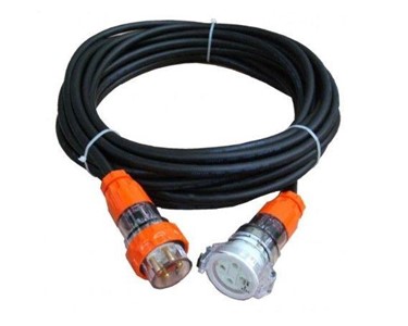 4 Pin 20 Amp "Construction" 3 Phase Extension Leads - Electrical Cable