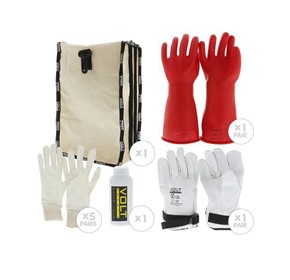 Insulated Electrical Glove Kit | Class 00 500V - 10