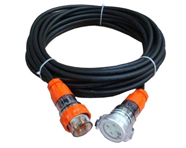 EEC Technical Services - 32A 30m,4 Pin,415V Heavy Duty Industrial Extension Lead. Cable :6mm²