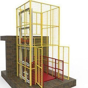 Cargo Lift with Full Mesh