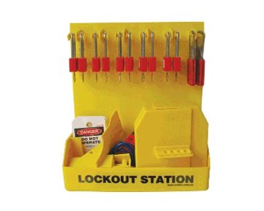 Lockout Station - Medium with Valve Lockouts - LST-4