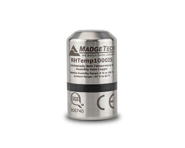 MadgeTech - RHTemp1000IS - Intrinsically safe Humidity and Temperature data logger