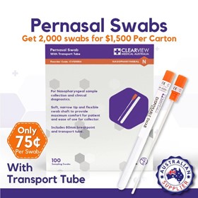 Pernasal Swabs with Transfer Tubes