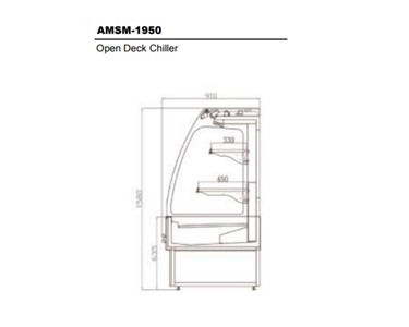 Austune - Austune Open Deck Chiller - AMSM-1950