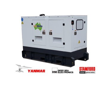 Genworks - Yanmar Powered 33kVA Diesel Generator 415/240V | GWA37CY-SY