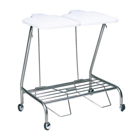 Double Linen Skip | Foot Operated Lid