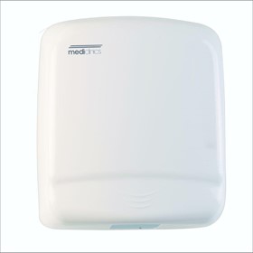Hand Dryer | Optima hand dryer, quality, affordable. White steel.