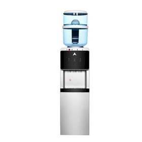 Free Standing Black & Silver Water Cooler Dispenser