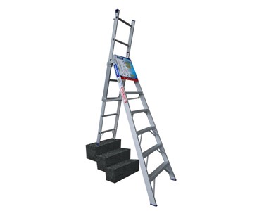 Indalex - Aluminium Extension Step Ladders | Pro Series