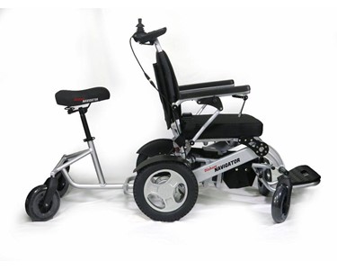 Dinkum Navigator and Folding Power Wheelchair | T-100 Trailer