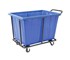 Verdex - 400L Plastic Bin Tub Trolley - Blue