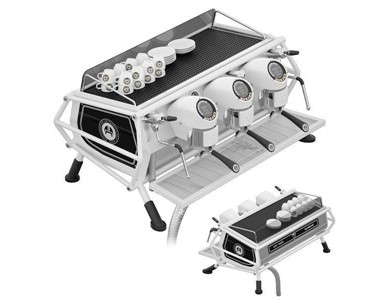Sanremo - Commercial Coffee Machines - Black And White Cafe Racer 2 Group 