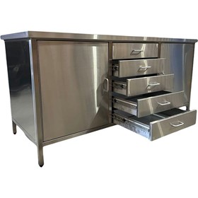 Stainless Steel Storage Cabinets - Custom Made to Suit