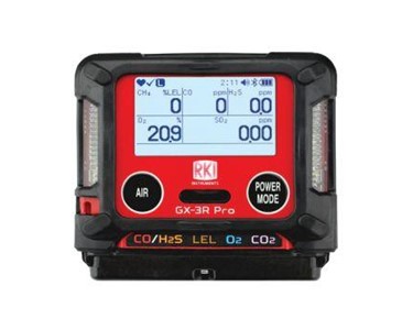 RKI Instruments - 5 Personal Gas Monitor | GX-3R Pro | Gas Detector